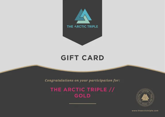 Gift card: Gold Triple