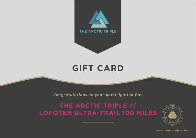 Gift card: 100 miles
